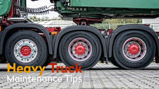 Consejos para el mantenimiento de camiones pesados
