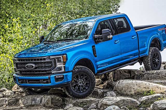 Las 10 camionetas pickup más vendidas en los EE. UU. En 2020: # 1.  Ford serie F