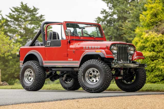 10 mejores modelos de Jeep de todos los tiempos: 6. 1976-1986 Jeep CJ-7