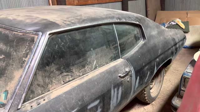 ¡Holy Grail LS6 Chevrolet Chevelle descubierto en granero después de 43 años!