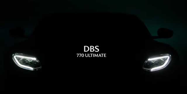 Aston Martin DBS 770 Ultimate llegará pronto, limitado a 499 unidades